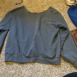 Off the shoulder sweater